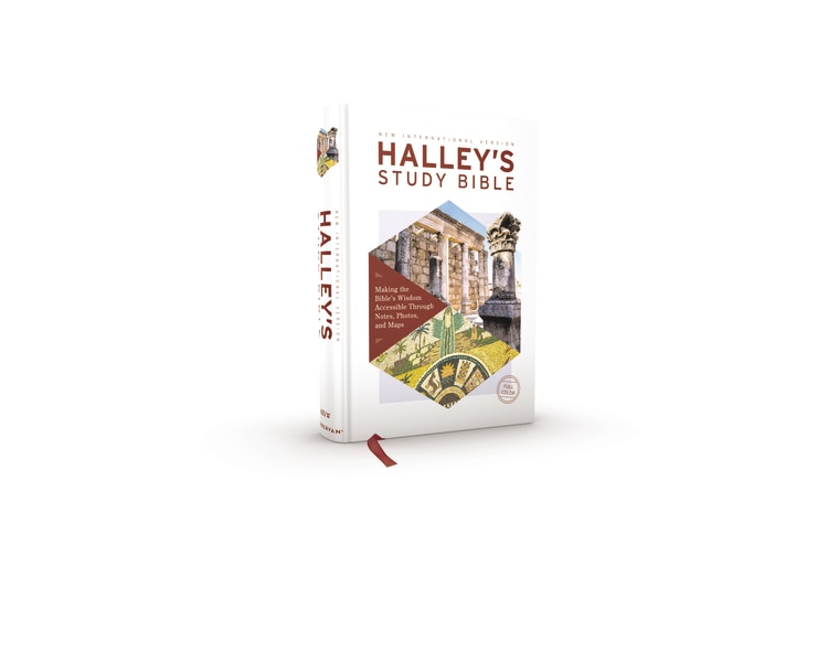 Front cover_NIV, Halley's Study Bible (A Trusted Guide Through Scripture), Hardcover, Red Letter, Comfort Print