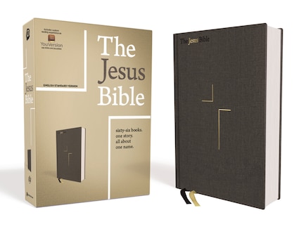 The Jesus Bible, Esv Edition, Cloth Over Board, Gray