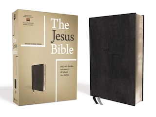 Couverture_The Jesus Bible, Esv Edition, Leathersoft, Black