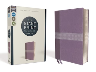 Couverture_Niv, Giant Print Compact Bible, Leathersoft, Purple, Red Letter, Comfort Print