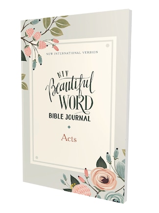 Niv, Beautiful Word Bible Journal, Acts, Paperback, Comfort Print