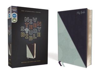 Front cover_NIV, Teen Study Bible (For Life Issues You Face Every Day), Leathersoft, Teal, Comfort Print