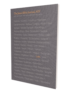 Front cover_The Jesus Bible Journal, Luke, Niv, Paperback, Comfort Print
