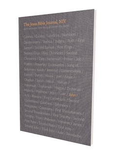 Front cover_The Jesus Bible Journal, John, Niv, Paperback, Comfort Print