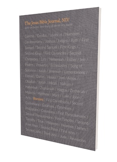 Couverture_The Jesus Bible Journal, Romans, Niv, Paperback, Comfort Print