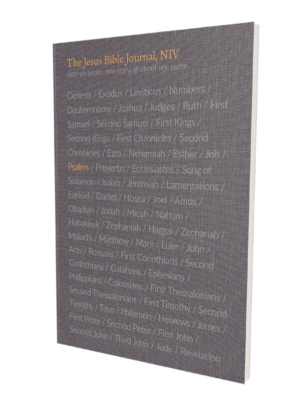 Front cover_The Jesus Bible Journal, Psalms, Niv, Paperback, Comfort Print