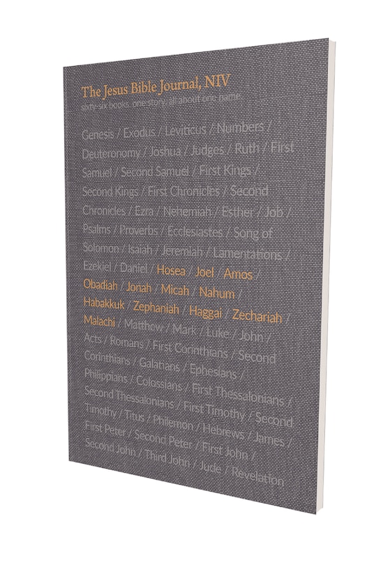 Front cover_The Jesus Bible Journal, Hosea - Malachi, Niv, Paperback, Comfort Print
