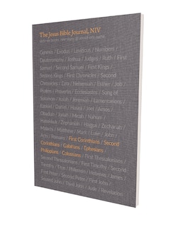 Front cover_The Jesus Bible Journal, 1 Corinthians - Colossians, Niv, Paperback, Comfort Print