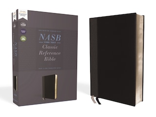 Front cover_Nasb, Classic Reference Bible, Leathersoft, Black, Red Letter, 1995 Text, Comfort Print