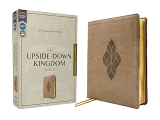 Couverture_NIV, Upside-Down Kingdom Bible, Leathersoft, Tan, Comfort Print