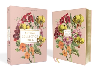 Couverture_Niv, Artisan Collection Bible, Leathersoft, Blush Floral, Red Letter, Comfort Print