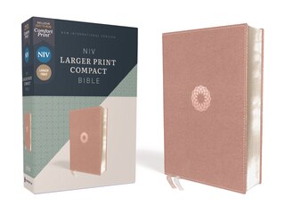 Front cover_Niv, Larger Print Compact Bible, Leathersoft, Pink, Red Letter, Comfort Print