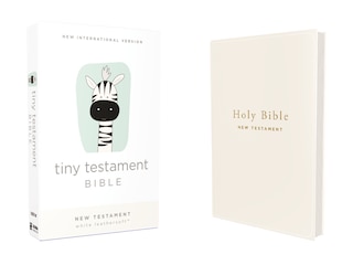 Front cover_Niv, Tiny Testament Bible, New Testament, Leathersoft, White, Comfort Print
