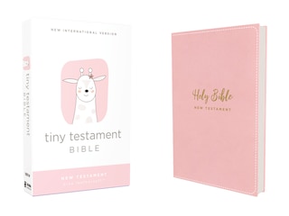 Front cover_Niv, Tiny Testament Bible, New Testament, Leathersoft, Pink, Comfort Print
