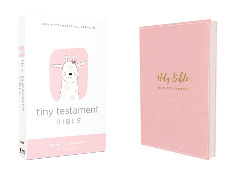 Front cover_Niv, Tiny Testament Bible, New Testament, Leathersoft, Pink, Comfort Print