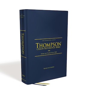 Front cover_Niv, Thompson Chain-reference Bible, Hardcover, Navy, Red Letter, Comfort Print