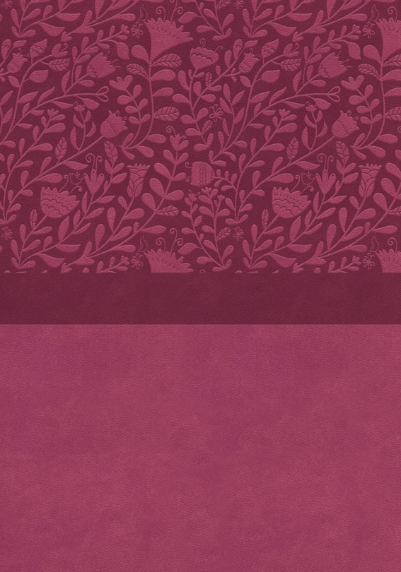 Couverture_Niv, Super Giant Print Reference Bible, Leathersoft, Pink, Red Letter, Thumb Indexed, Comfort Print