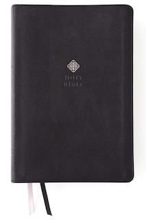 Front cover_NIV, Men's Devotional Bible (By Men, for Men), Large Print, Leathersoft, Black, Comfort Print