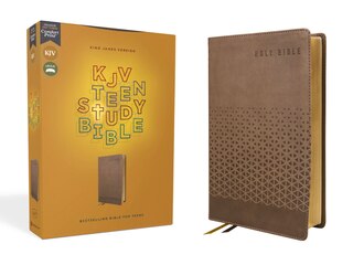 Couverture_KJV, Teen Study Bible, Leathersoft, Brown, Comfort Print