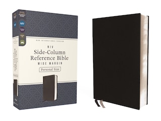 Couverture_NIV, Side-Column Reference Bible (Deep Study at a Portable Size), Personal Size, Leathersoft, Black, Comfort Print