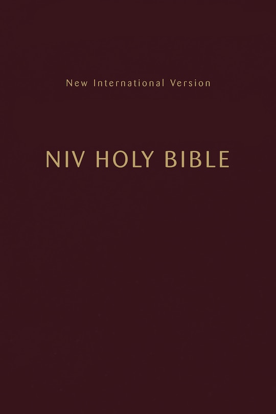Couverture_Niv, Holy Bible, Compact, Paperback, Burgundy, Comfort Print