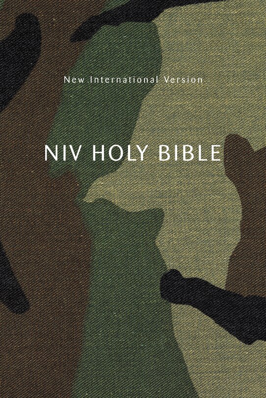 Couverture_Niv, Holy Bible, Compact, Paperback, Woodland Camo, Comfort Print