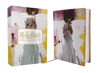 Front cover_NRSVue, Holy Bible, Anne Neilson Angel Art Series, Leathersoft, Multi-Purple, Comfort Print