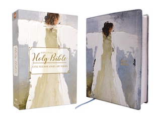 Front cover_Amplified Holy Bible, Anne Neilson Angel Art Series, Leathersoft, Blue