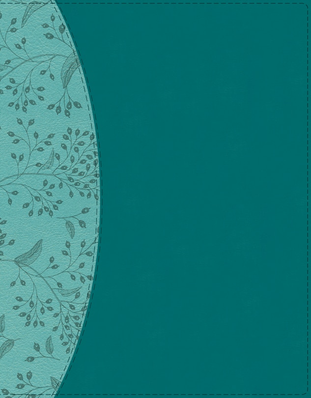 Couverture_Niv, Beautiful Word Bible, Updated Edition, Peel/stick Bible Tabs, Leathersoft, Teal, Red Letter, Comfort Print