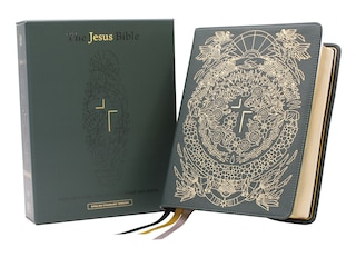Front cover_The Jesus Bible Artist Edition, Esv, Genuine Leather, Calfskin, Green, Limited Edition