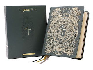 Front cover_The Jesus Bible Artist Edition, Niv, Genuine Leather, Calfskin, Green, Limited Edition, Comfort Print