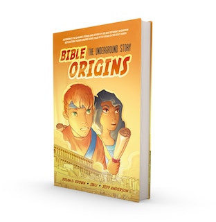 Front cover_Bible Origins (Portions of the New Testament + Graphic Novel Stories), Hardcover, Orange