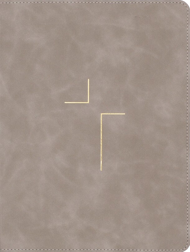 Front cover_The Jesus Bible, NIV Edition, Leathersoft, Stone, Comfort Print