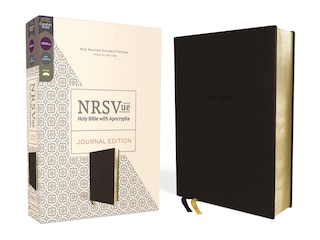 Front cover_NRSVue, Holy Bible with Apocrypha, Journal Edition, Leathersoft, Black, Comfort Print