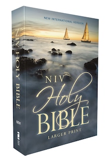 Front cover_NIV, Holy Bible, Larger Print, Economy Edition, Paperback, Blue, Comfort Print