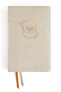 Couverture_NIV, Couples' Devotional Bible (Build a Biblical Foundation for Your Marriage), Leathersoft, Stone, Comfort Print