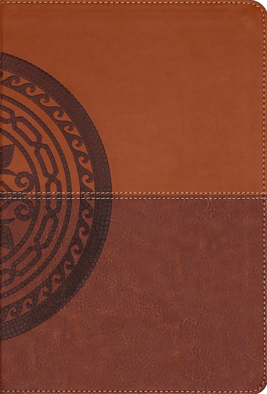 Front cover_NIV Application Bible, Leathersoft, Brown, Red Letter, Thumb Indexed, Comfort Print