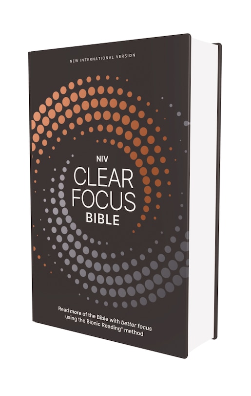 Couverture_NIV, Clear Focus Bible, Hardcover, Charcoal/Copper