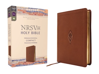 Front cover_NRSVue, Holy Bible, Compact, Leathersoft, Brown, Comfort Print
