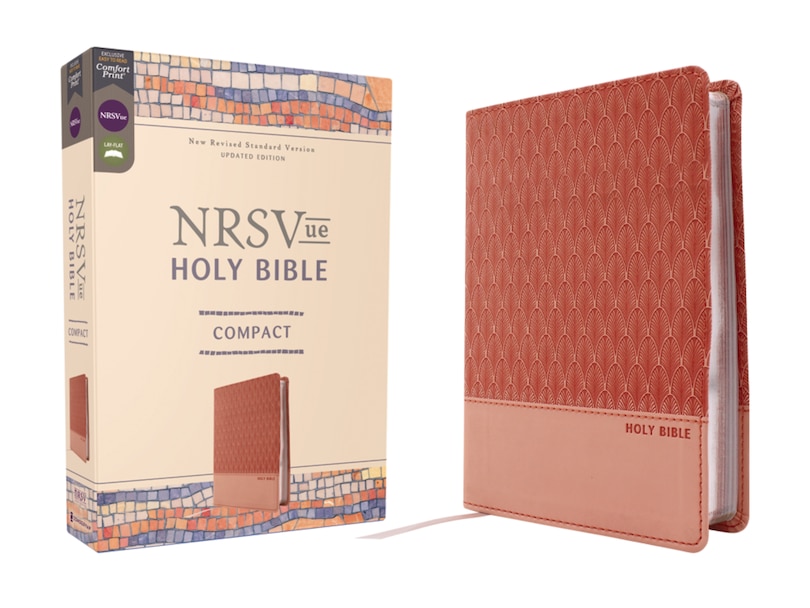 Couverture_NRSVue, Holy Bible, Compact, Leathersoft, Peach, Comfort Print