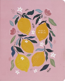Front cover_NIV, Journal the Word Bible (Perfect for Note-Taking), Double-Column, Leathersoft, Pink, Red Letter, Comfort Print