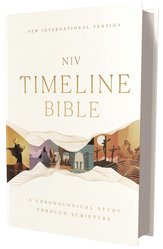 Front cover_NIV, Timeline Bible, Hardcover, Red Letter, Comfort Print