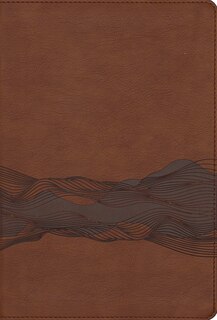 Front cover_NIV, Timeline Bible, Leathersoft, Brown, Red Letter, Comfort Print