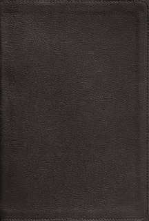 Front cover_NIV Application Bible, Genuine Leather, Calfskin, Black, Red Letter, Thumb Indexed, Comfort Print