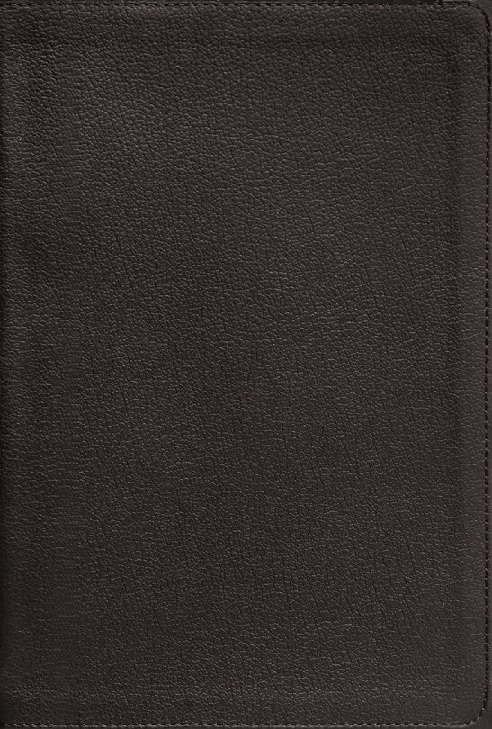 Front cover_NIV Application Bible, Genuine Leather, Calfskin, Black, Red Letter, Thumb Indexed, Comfort Print