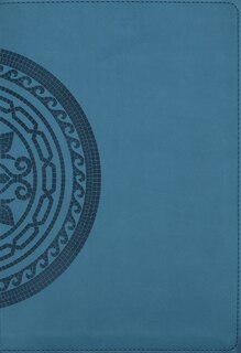 Front cover_NIV Application Bible, Large Print, Leathersoft, Teal, Red Letter, Comfort Print