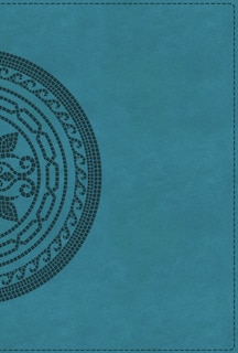 Front cover_NIV Application Bible, Large Print, Leathersoft, Teal, Red Letter, Thumb Indexed, Comfort Print