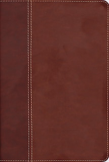 Front cover_NIV, Cultural Backgrounds Study Bible (Context Changes Everything), Leathersoft, Brown, Red Letter, Thumb Indexed