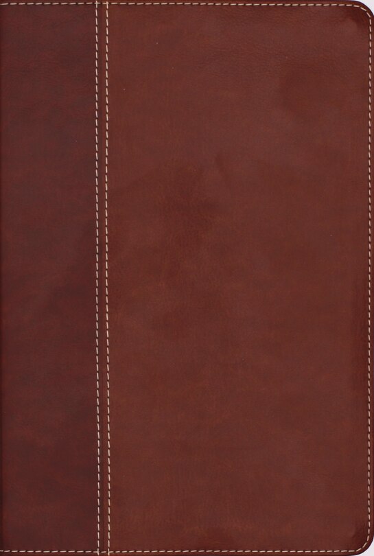 Front cover_NIV, Cultural Backgrounds Study Bible (Context Changes Everything), Leathersoft, Brown, Red Letter, Thumb Indexed