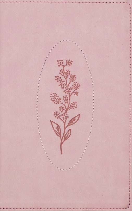 Couverture_NIV, Spiritual Habits Bible, Leathersoft, Pink, Red Letter, Comfort Print